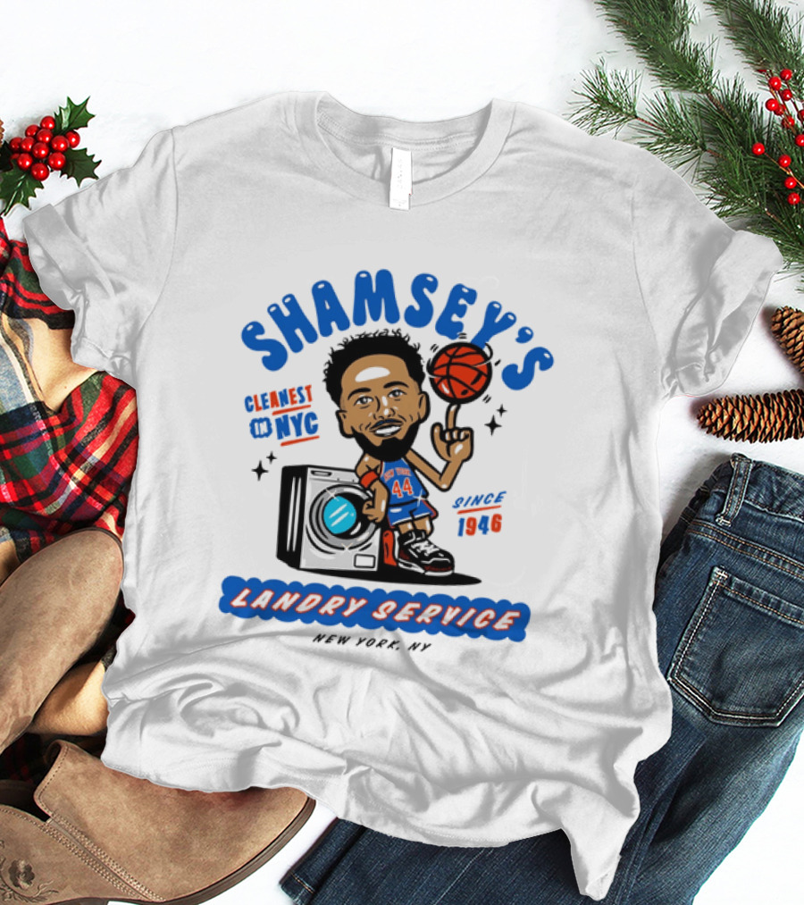 Shamsey's Landry Service New York Knicks Since 1946 NYC T-Shirt