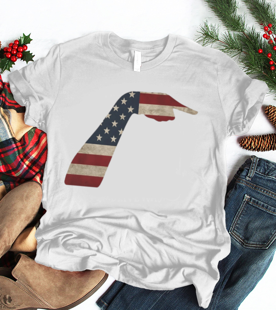 Sophie Cunningham American Flag Pointing Hand Patriotic USA Indiana Fever 2026 T-Shirt