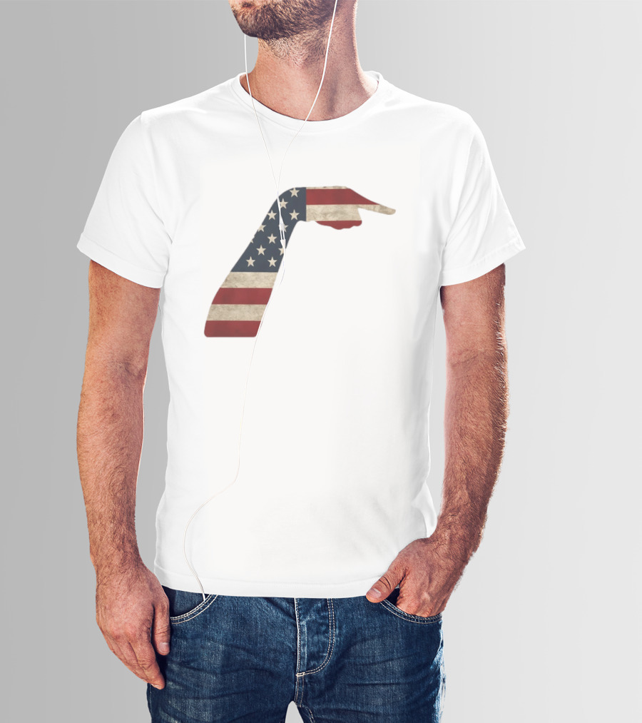 Sophie Cunningham American Flag Pointing Hand Patriotic USA Indiana Fever 2026 T-Shirt
