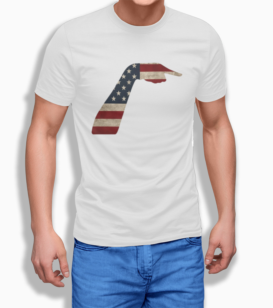 Sophie Cunningham American Flag Pointing Hand Patriotic USA Indiana Fever 2026 T-Shirt