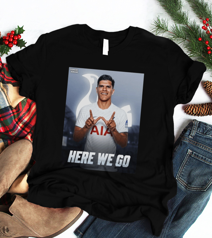 Fabrizio Romano Mateus Fernande Tottenham Here We Go T-Shirt