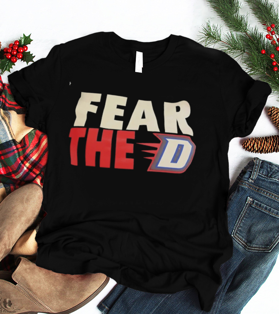 Fear The D DePaul Blue Demons Basketball Team Spirit T-Shirt