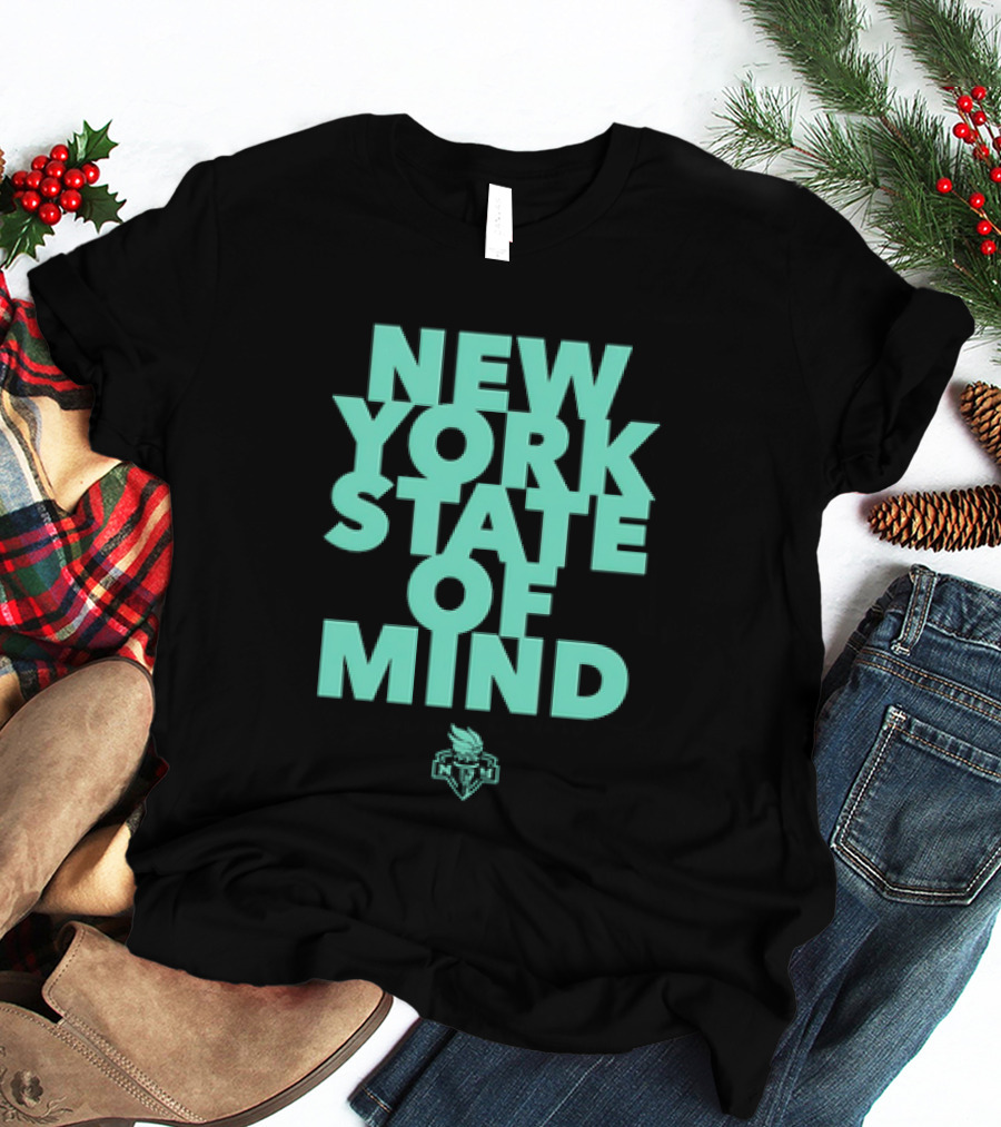 New York State Of Mind WNBA Liberty Basketball T-Shirt