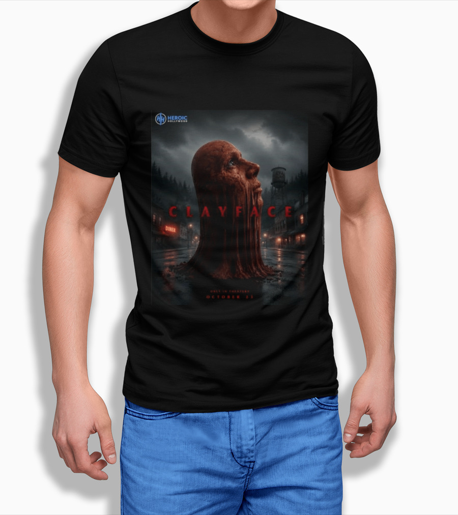 Heroic Hollywood Clayface Only In Theaters October 23 T-Shirt