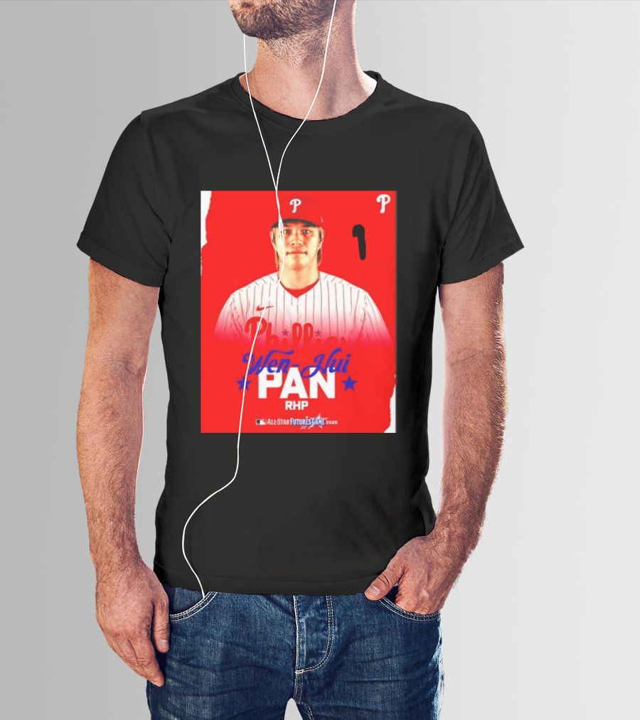 Wen Hui Pan Philadelphia Phillies RHP 2026 MLB All Star Futures Game T-Shirt