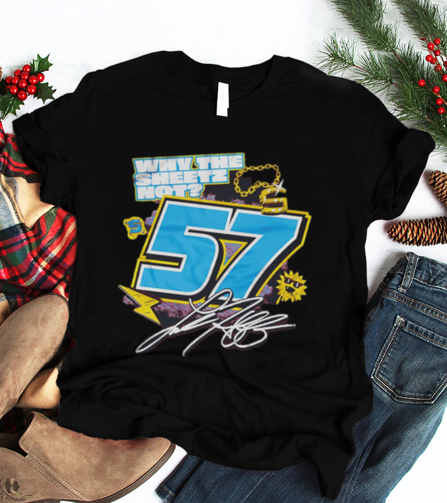Why The Sheetz Not 57 Racing Motorsport Chain And Lightning T-Shirt
