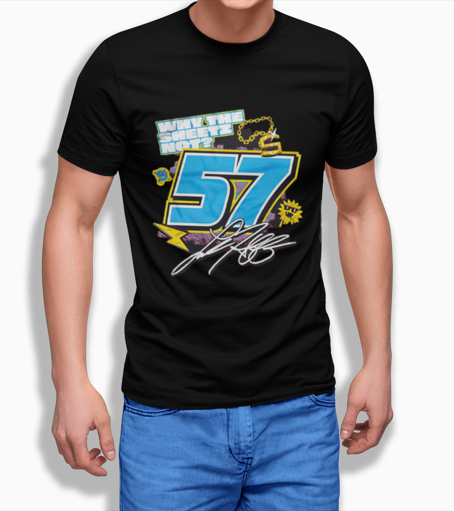Why The Sheetz Not 57 Racing Motorsport Chain And Lightning T-Shirt