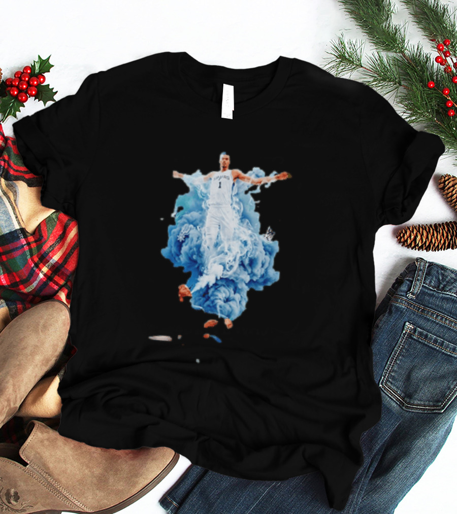 Jalen Brunson We Smoking On That Wemby Pack Spurs Player Blue Smoke T-Shirt