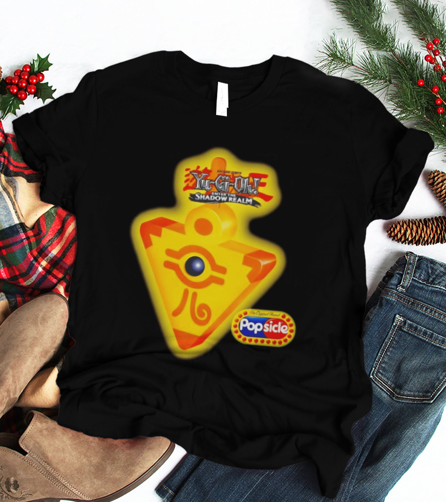 Shonen Jump Yu Gi Oh Enter The Shadow Realm Millennium Puzzle Popsicle T-Shirt