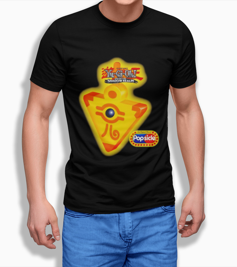 Shonen Jump Yu Gi Oh Enter The Shadow Realm Millennium Puzzle Popsicle T-Shirt