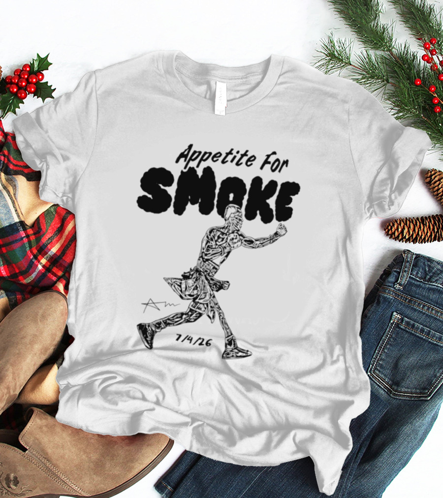 Appetite For Smoke Running Silhouette 7 26 T-Shirt