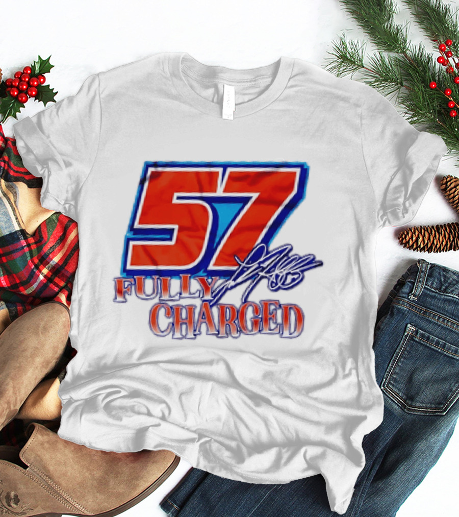 Kyle Larson 57 Fully Charged Hendrick Motorsports Racing Fan T-Shirt