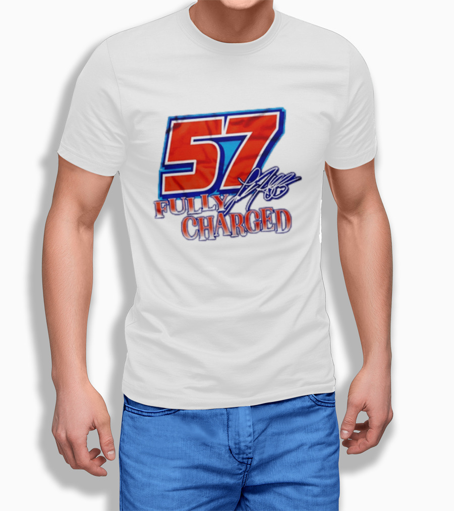 Kyle Larson 57 Fully Charged Hendrick Motorsports Racing Fan T-Shirt