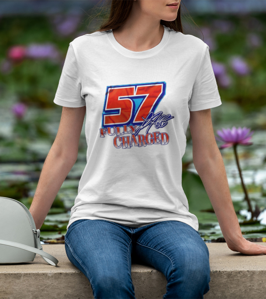 Kyle Larson 57 Fully Charged Hendrick Motorsports Racing Fan T-Shirt