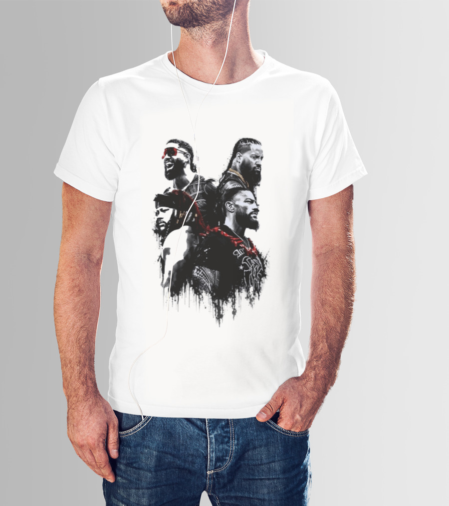 Bloodline Legacy Tribal Chief Wrestling Icons Collection T-Shirt