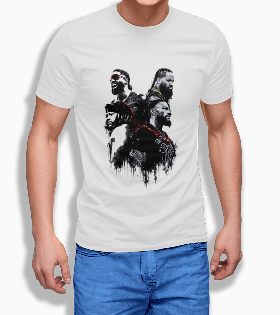 Bloodline Legacy Tribal Chief Wrestling Icons Collection T-Shirt