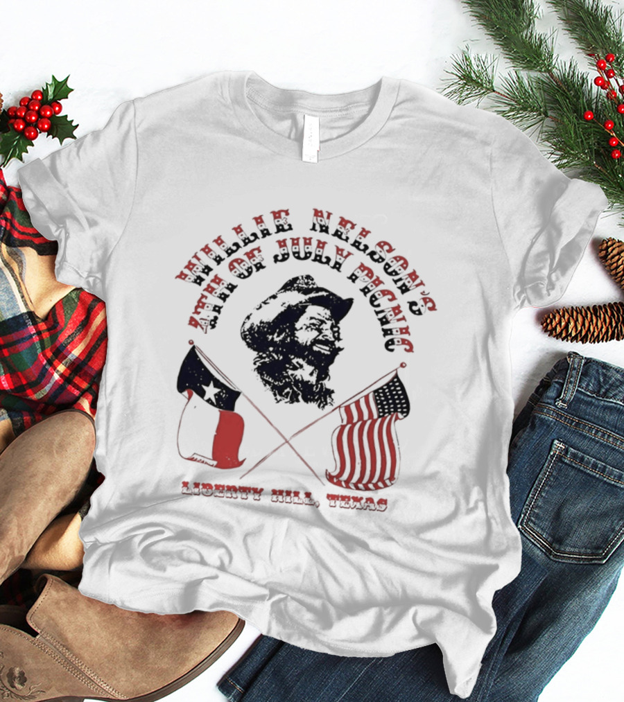 Willie Nelson's 4th Of July Picnic Gonzales Texas T-Shirt