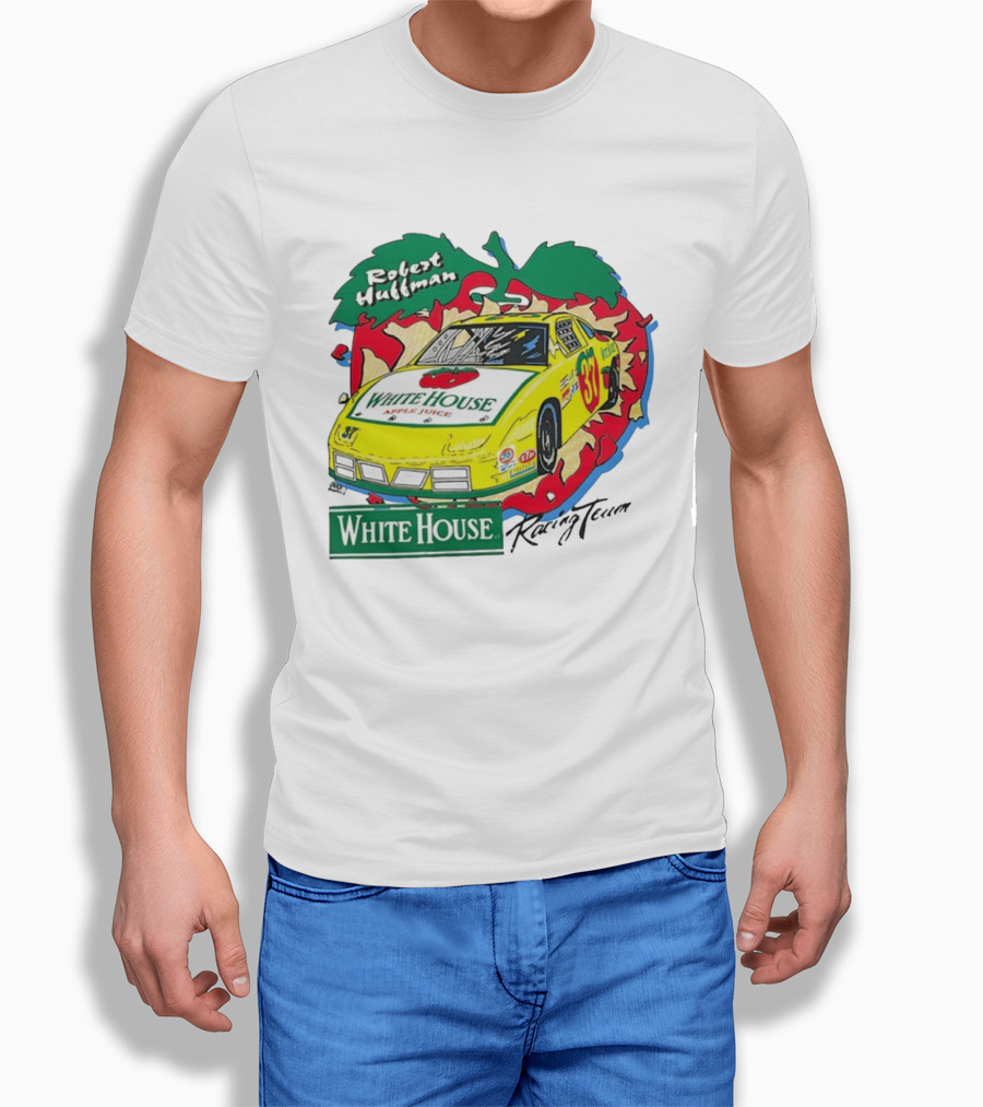Robert Huffman White House Apple Juice Racing Team Car 37 NASCAR T-Shirt