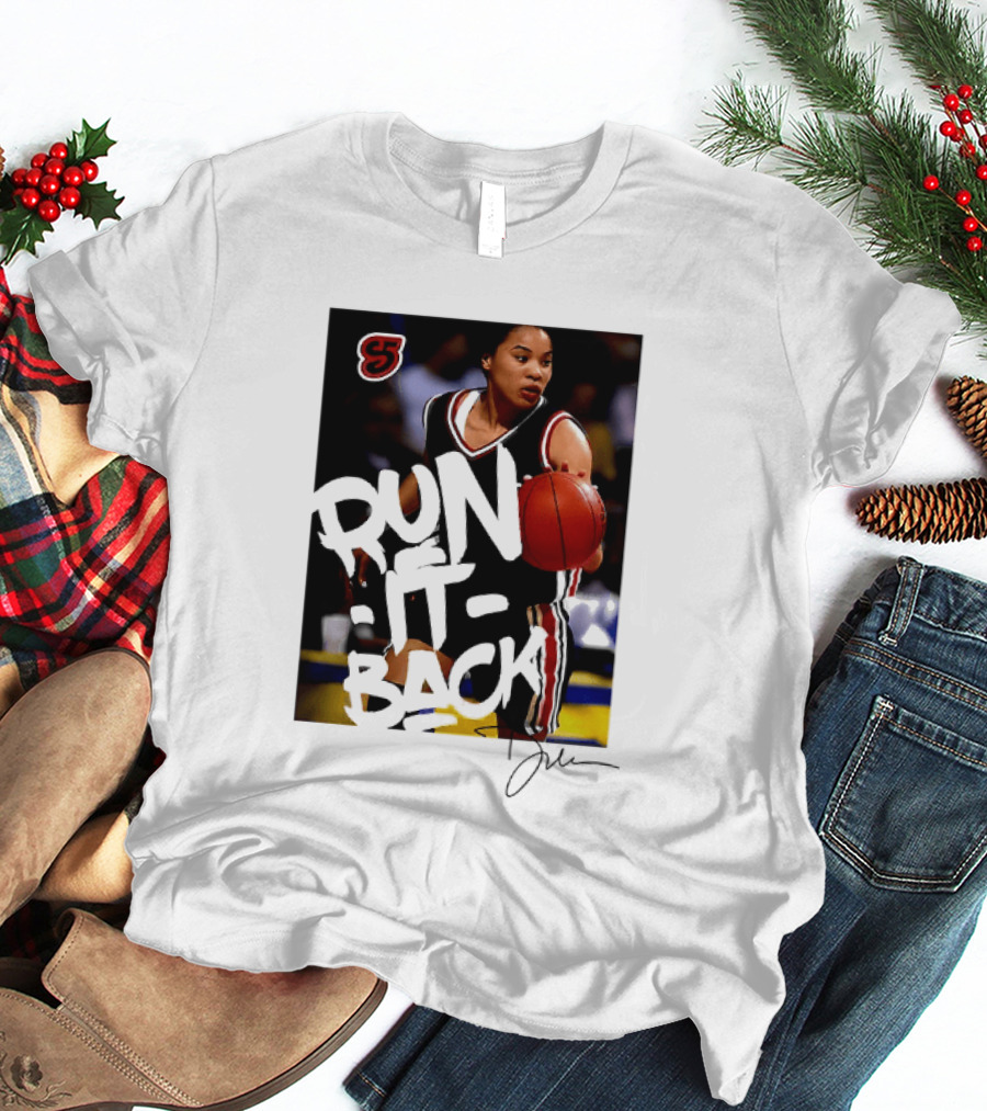 Run It Back Nykesha Sales Connecticut Huskies Basketball Player Action T-Shirt