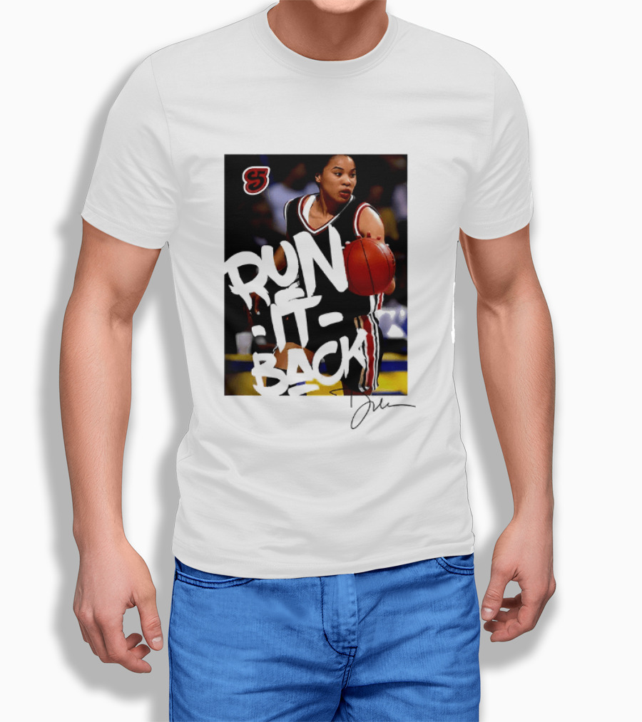 Run It Back Nykesha Sales Connecticut Huskies Basketball Player Action T-Shirt