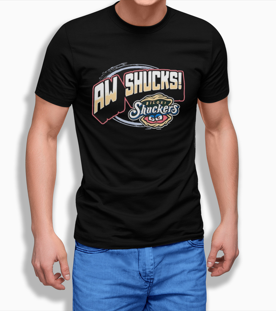 Aw Shucks Biloxi Shuckers Minor League Baseball T-Shirt