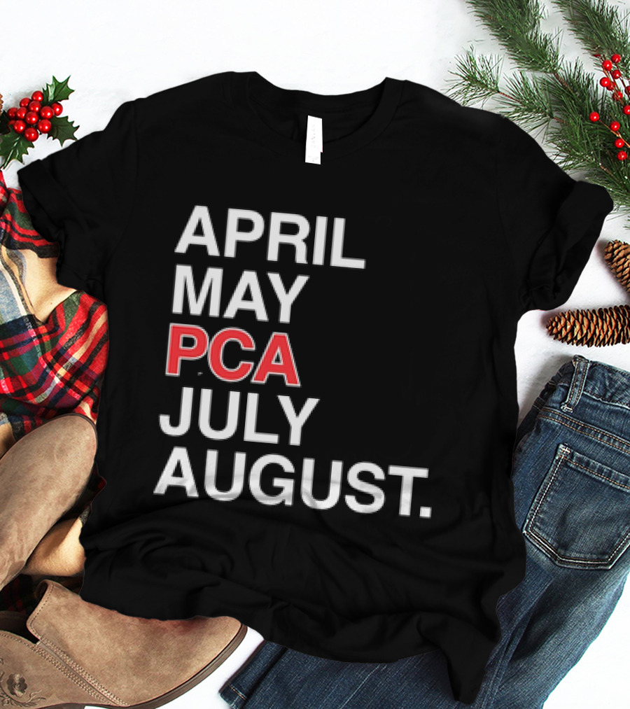 Pete Crow Armstrong PCA Chicago Cubs April May July August Calendar T-Shirt