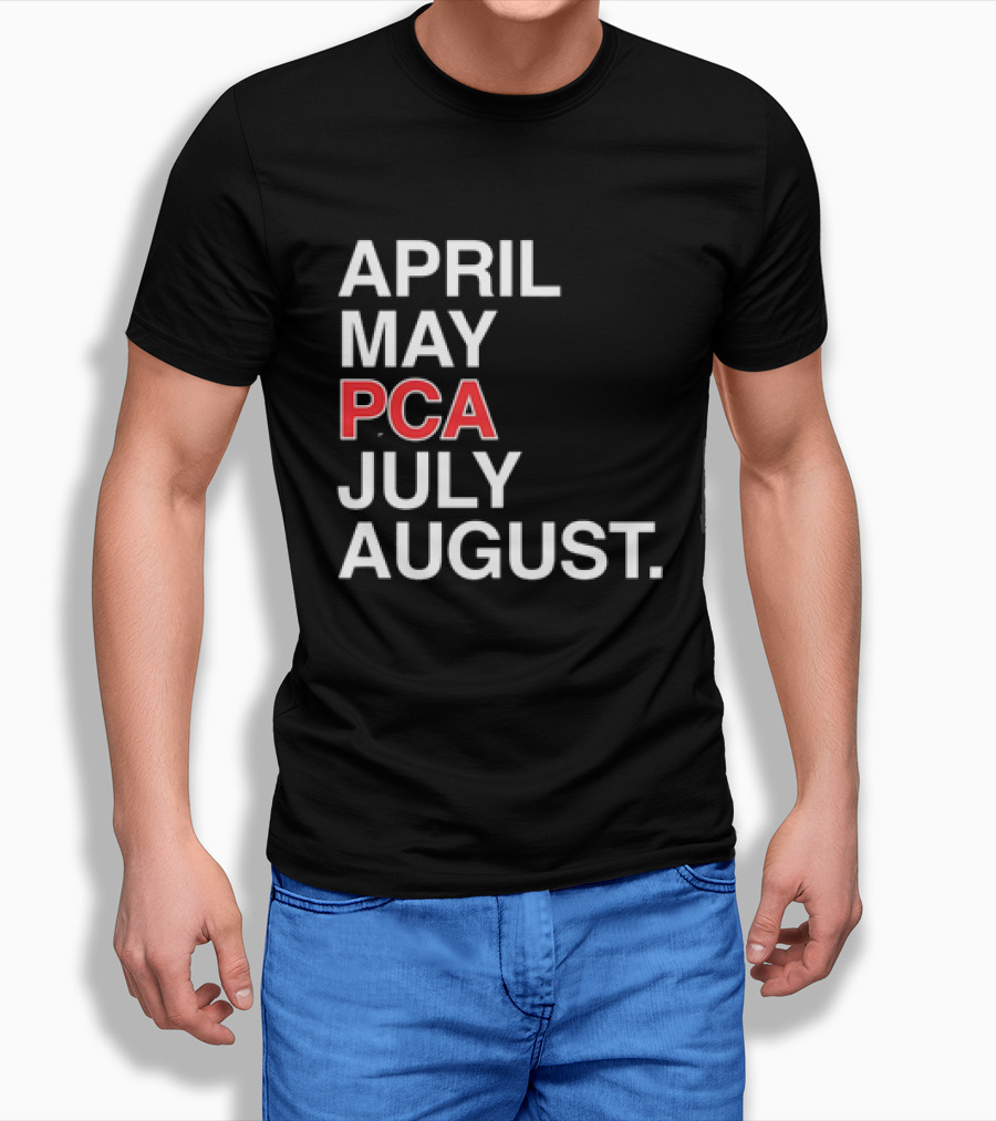 Pete Crow Armstrong PCA Chicago Cubs April May July August Calendar T-Shirt