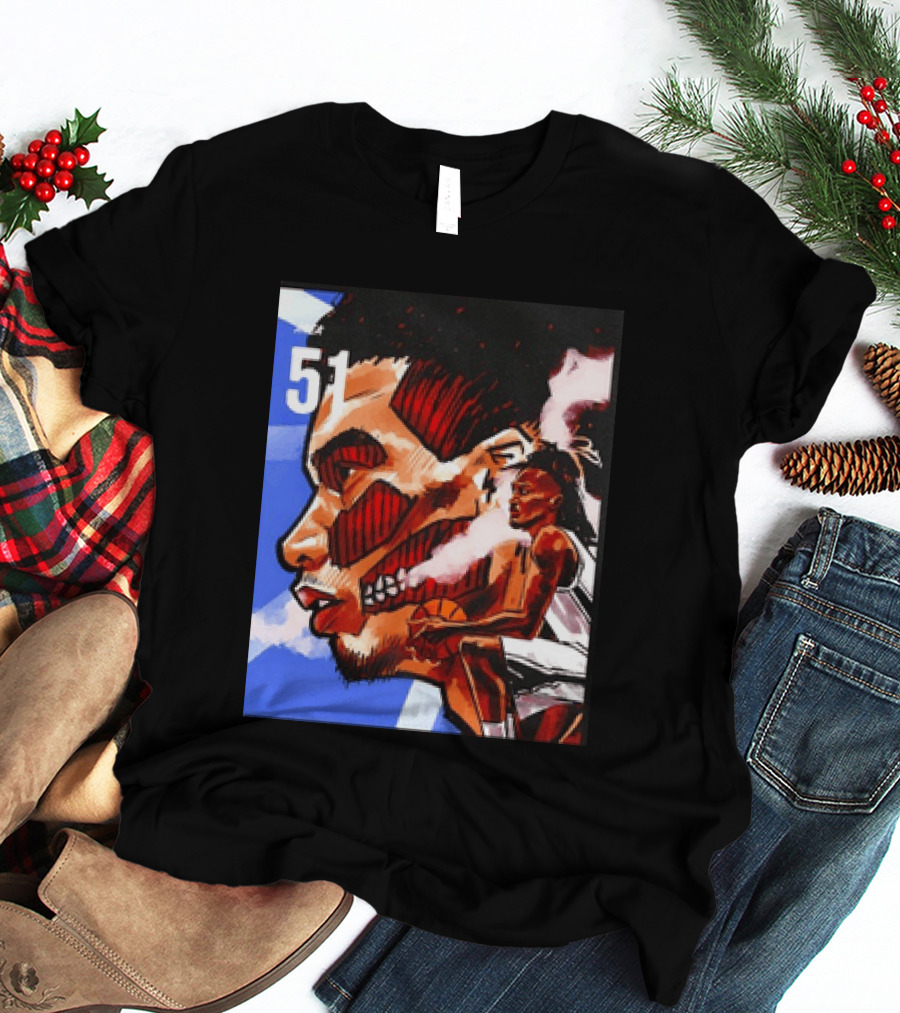 51 Wembanyama Anime San Antonio Spurs Alien T-Shirt