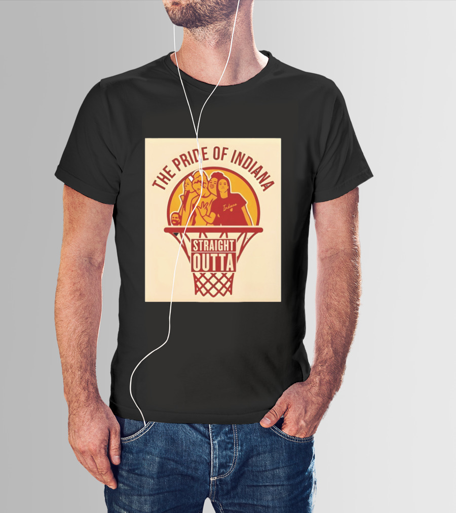 The Pride Of Indiana Straight Outta WNBA Basketball 2026 T-Shirt