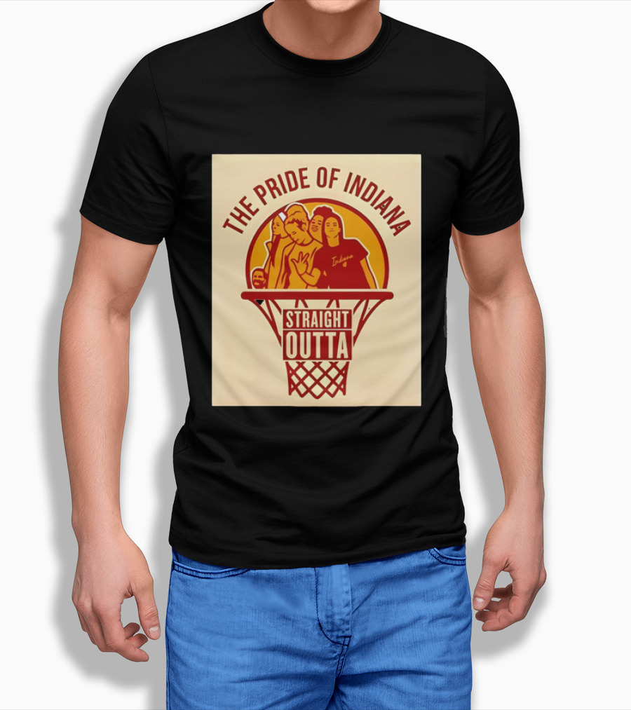 The Pride Of Indiana Straight Outta WNBA Basketball 2026 T-Shirt