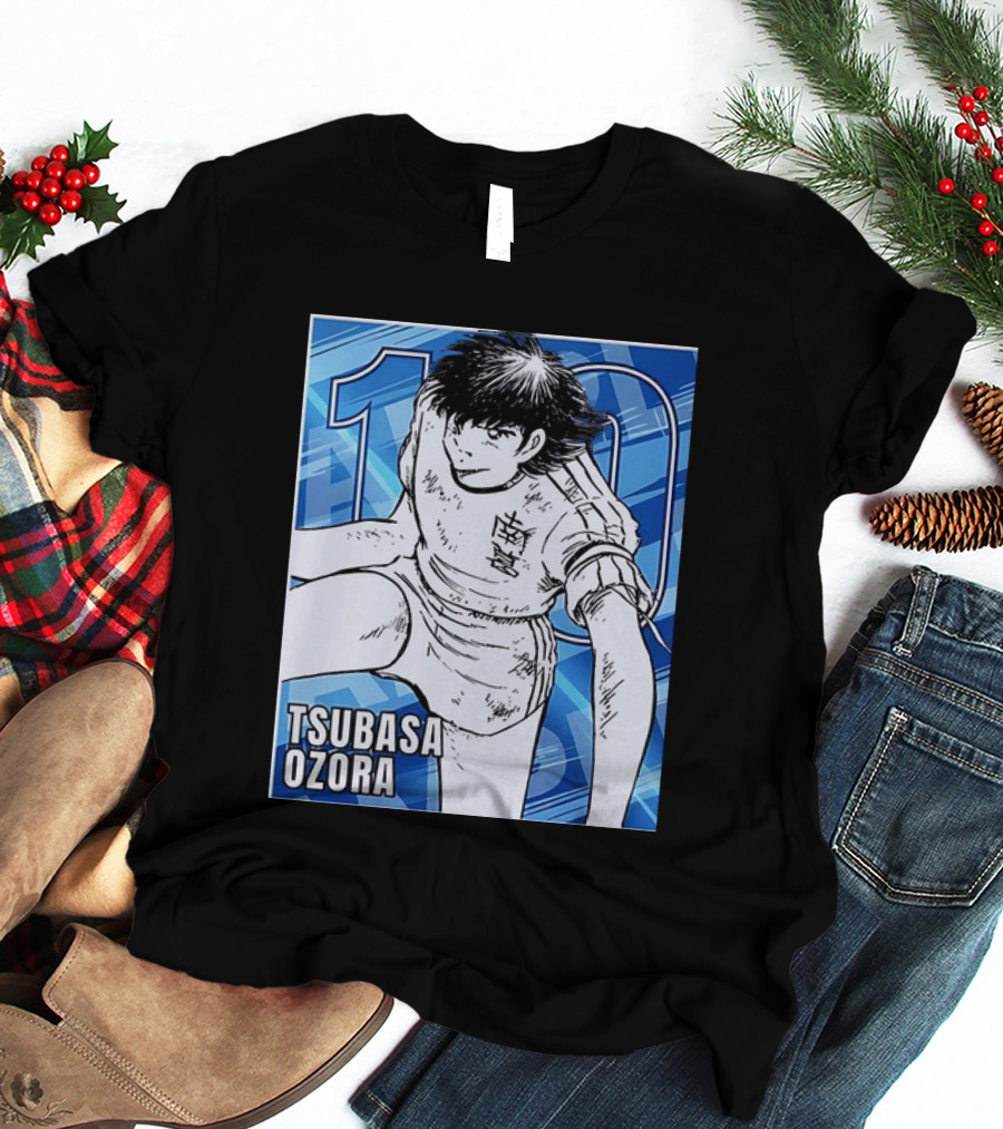 Tsubasa Ozora Nankatsu 10 Captain Tsubasa Anime Manga Series T-Shirt