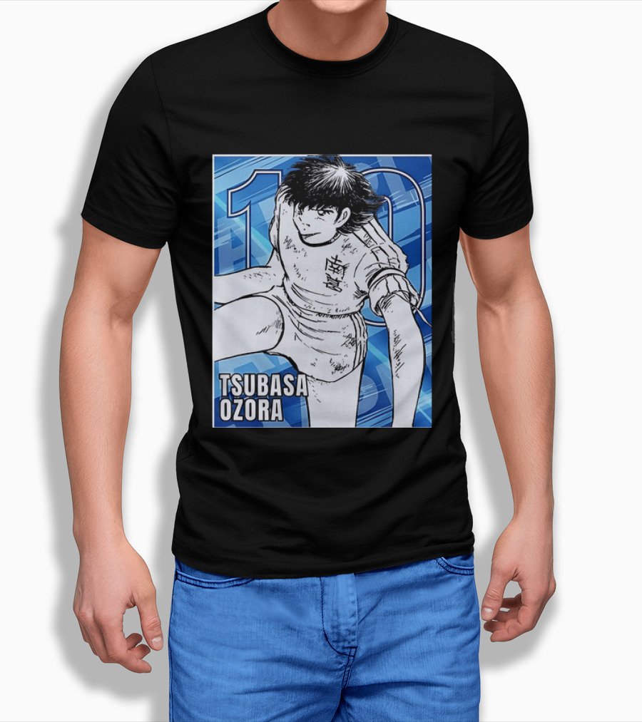 Tsubasa Ozora Nankatsu 10 Captain Tsubasa Anime Manga Series T-Shirt