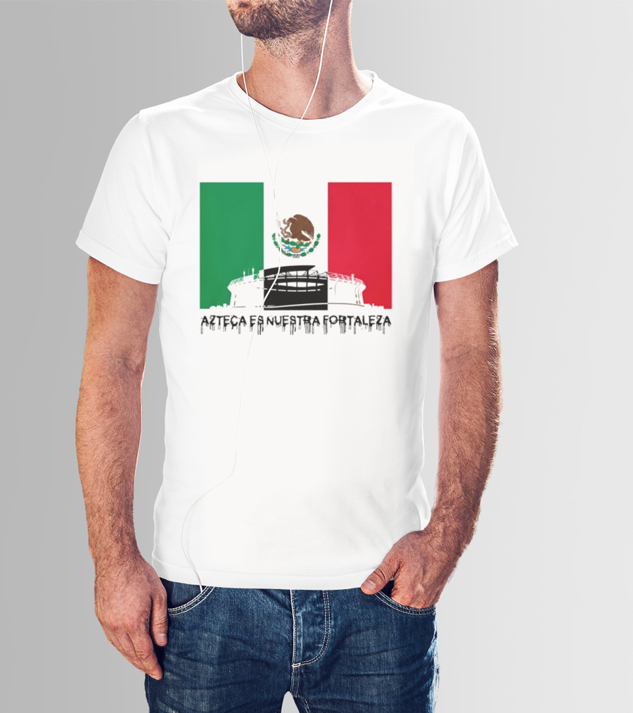 Estadio Azteca Es Nuestra Fortaleza Altitude Mexico Football T-Shirt