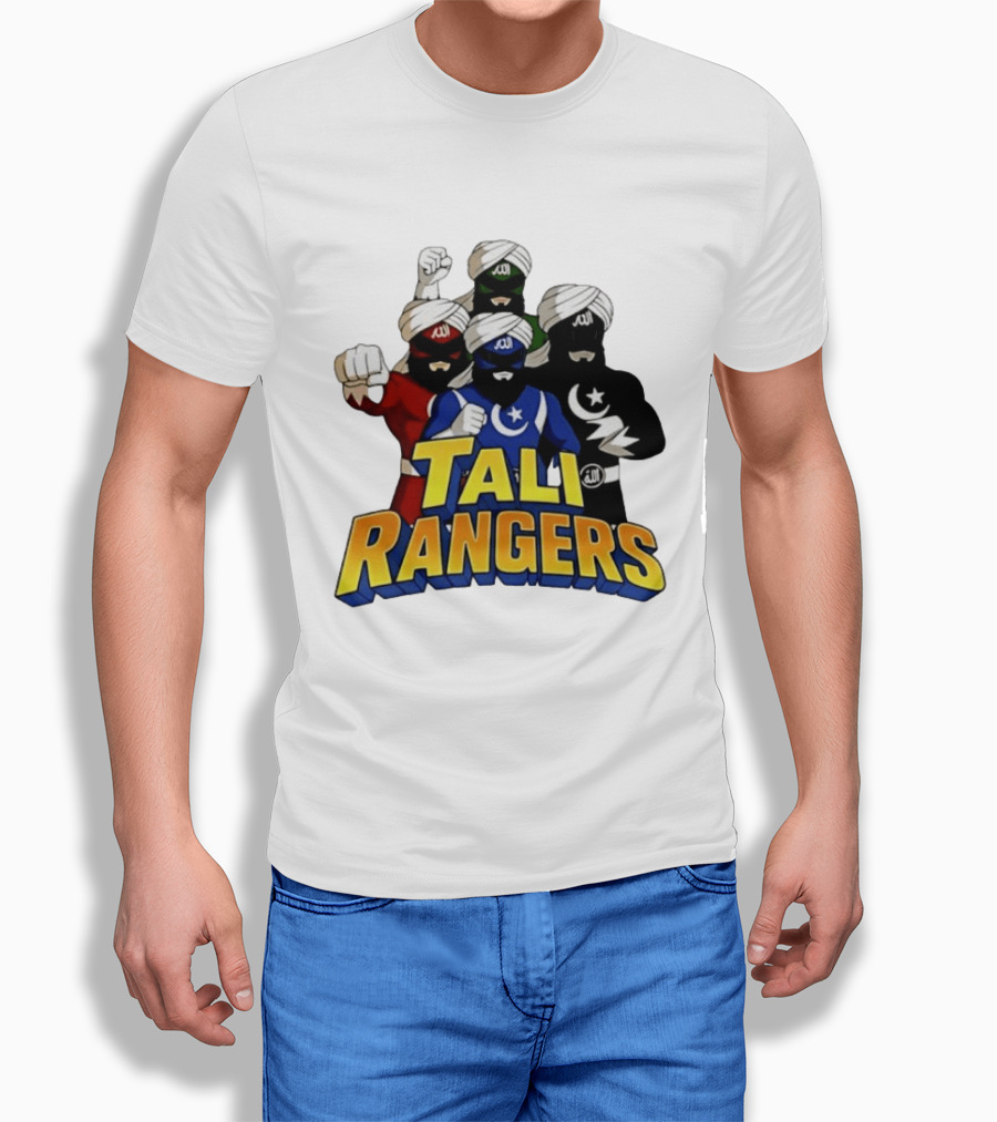 Tali Rangers Turban Wearing Superhero Group T-Shirt