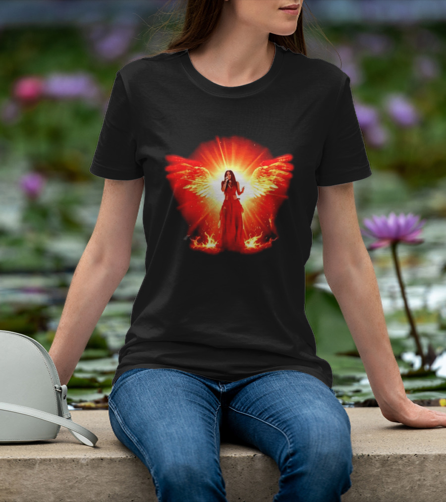 Kehlani 2026 Wings Of Fire Angelic Performance Fiery Aura T-Shirt