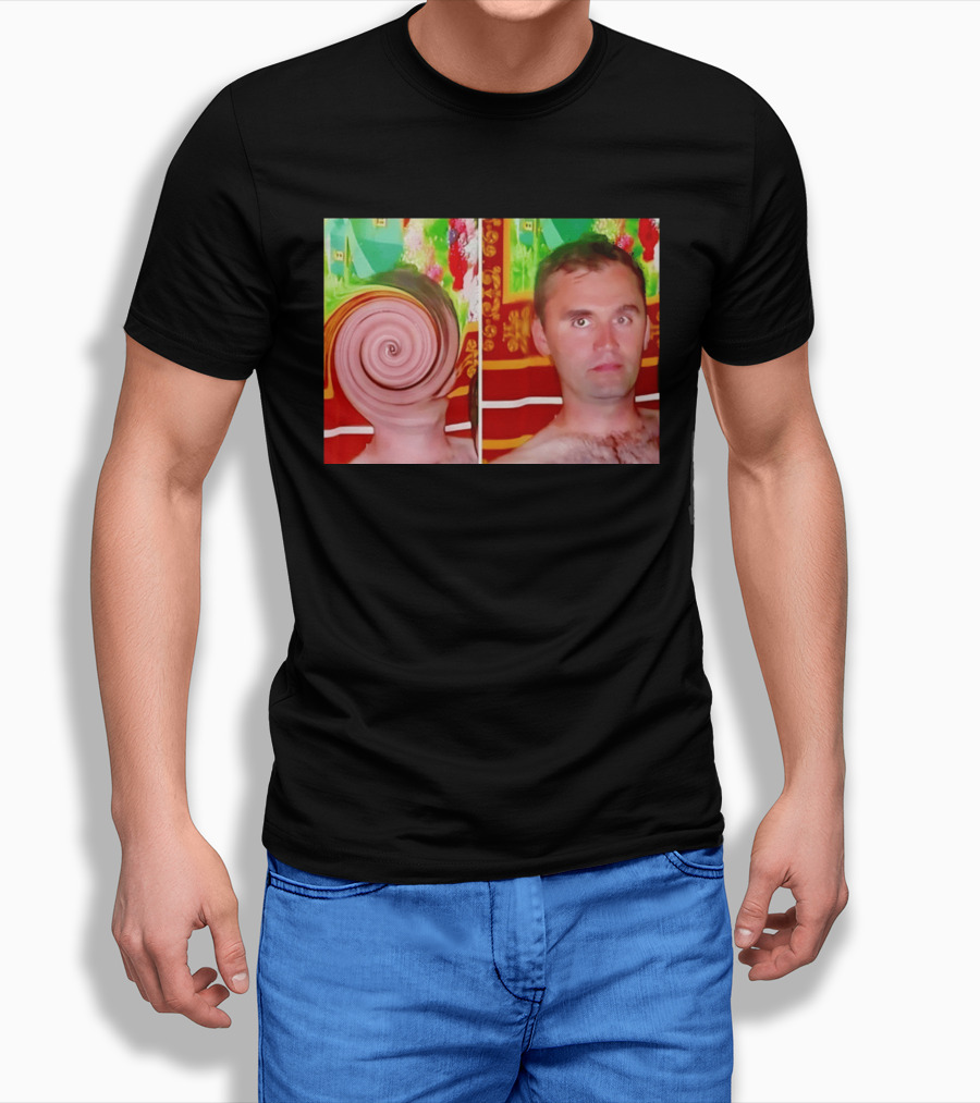 Swirly Kirk Charlie Robocough Kirkification Meme Spiral Face Effect T-Shirt