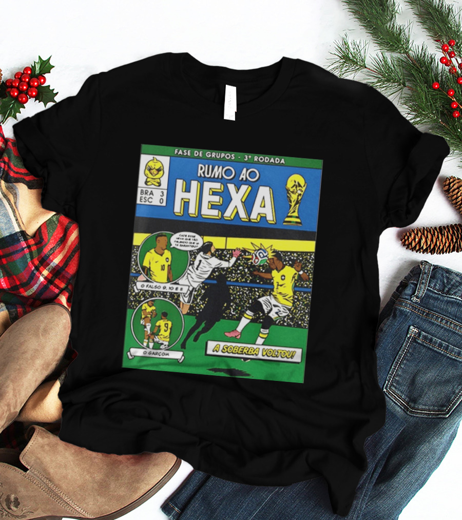 Vinicius Junior Brazil 2026 Rumo Ao Hexa Fase De Grupos O Garcom O Falso 9 A Soberba Voltou T-Shirt
