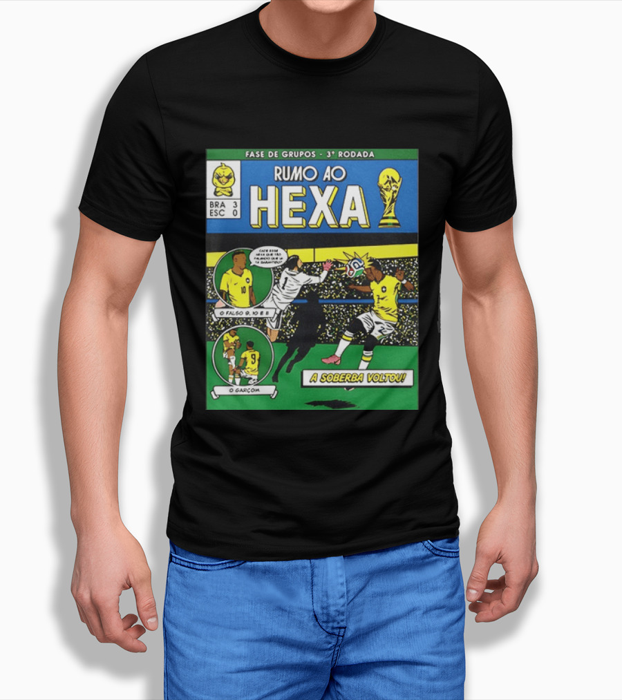 Vinicius Junior Brazil 2026 Rumo Ao Hexa Fase De Grupos O Garcom O Falso 9 A Soberba Voltou T-Shirt