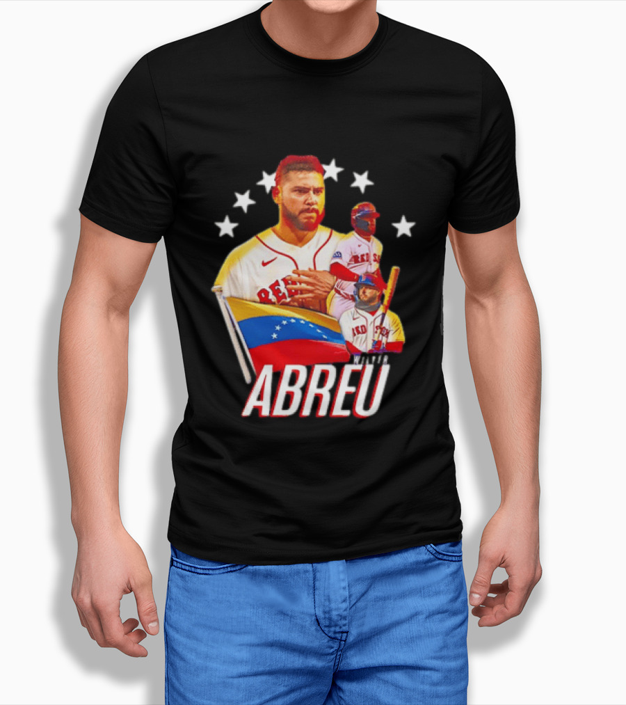 Wilyer Abreu Red Sox Venezuelan Baseball Star T-Shirt