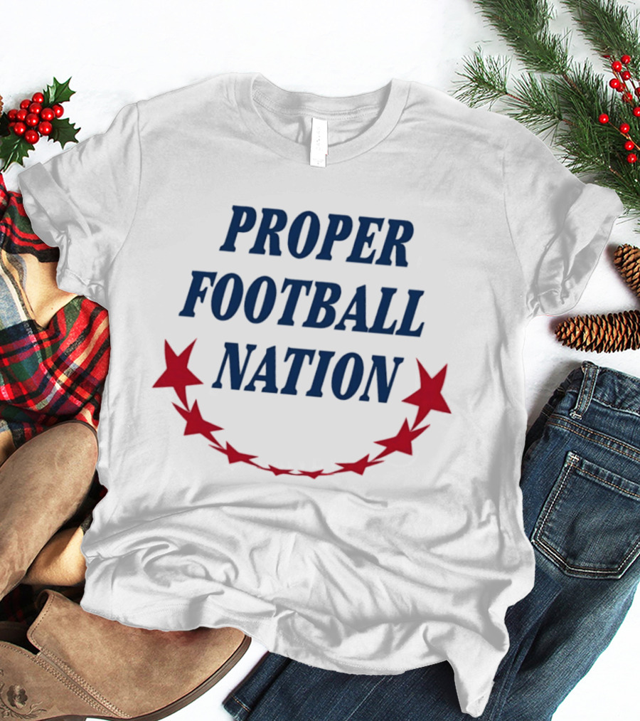 Proper Football Nation Red Stars Circle T-Shirt
