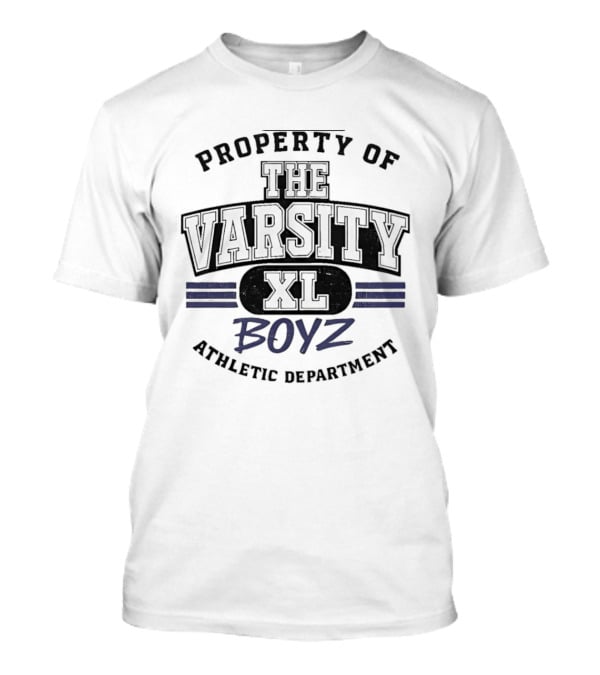 Property Of Varsity XL Boyz Athletic Department T-Shirt