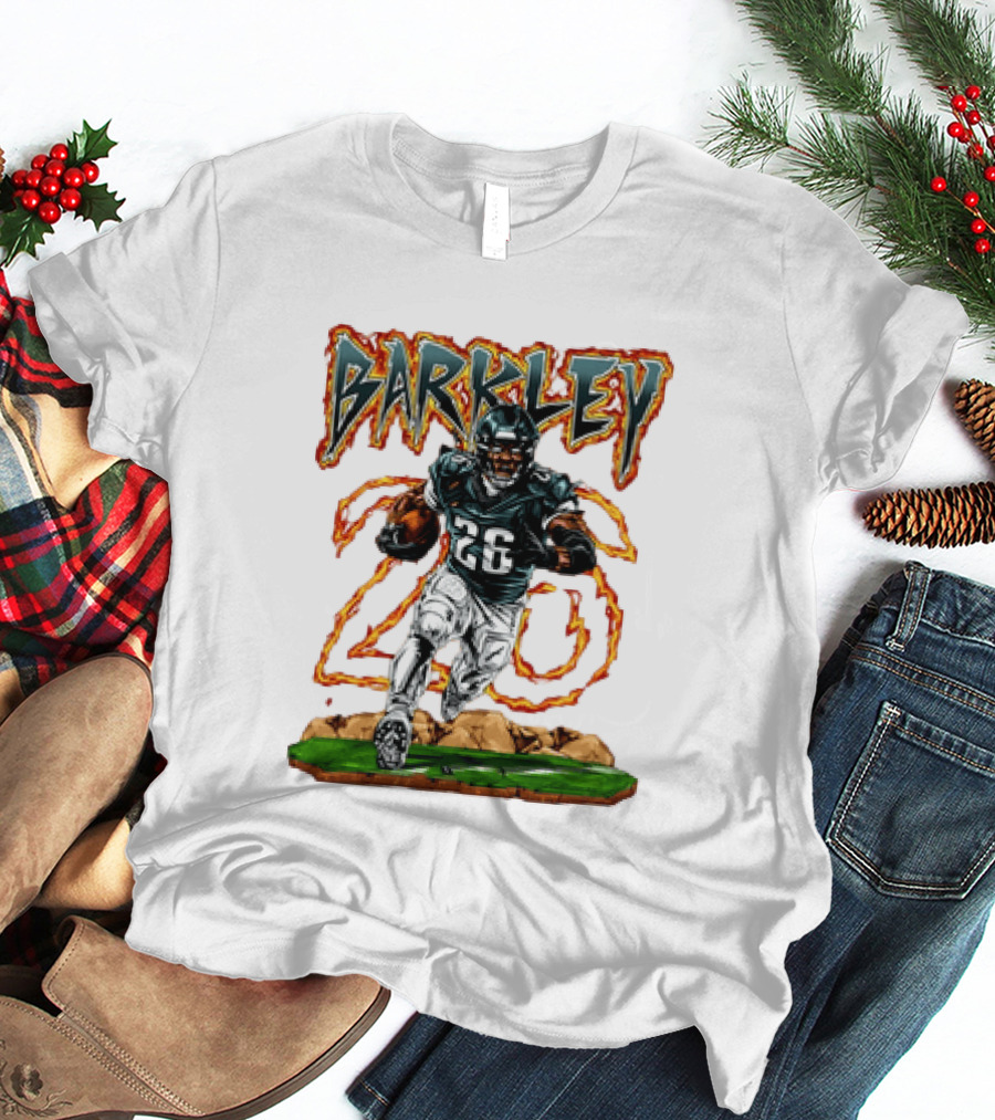 Barkley 26 Philadelphia Football Running Back T-Shirt