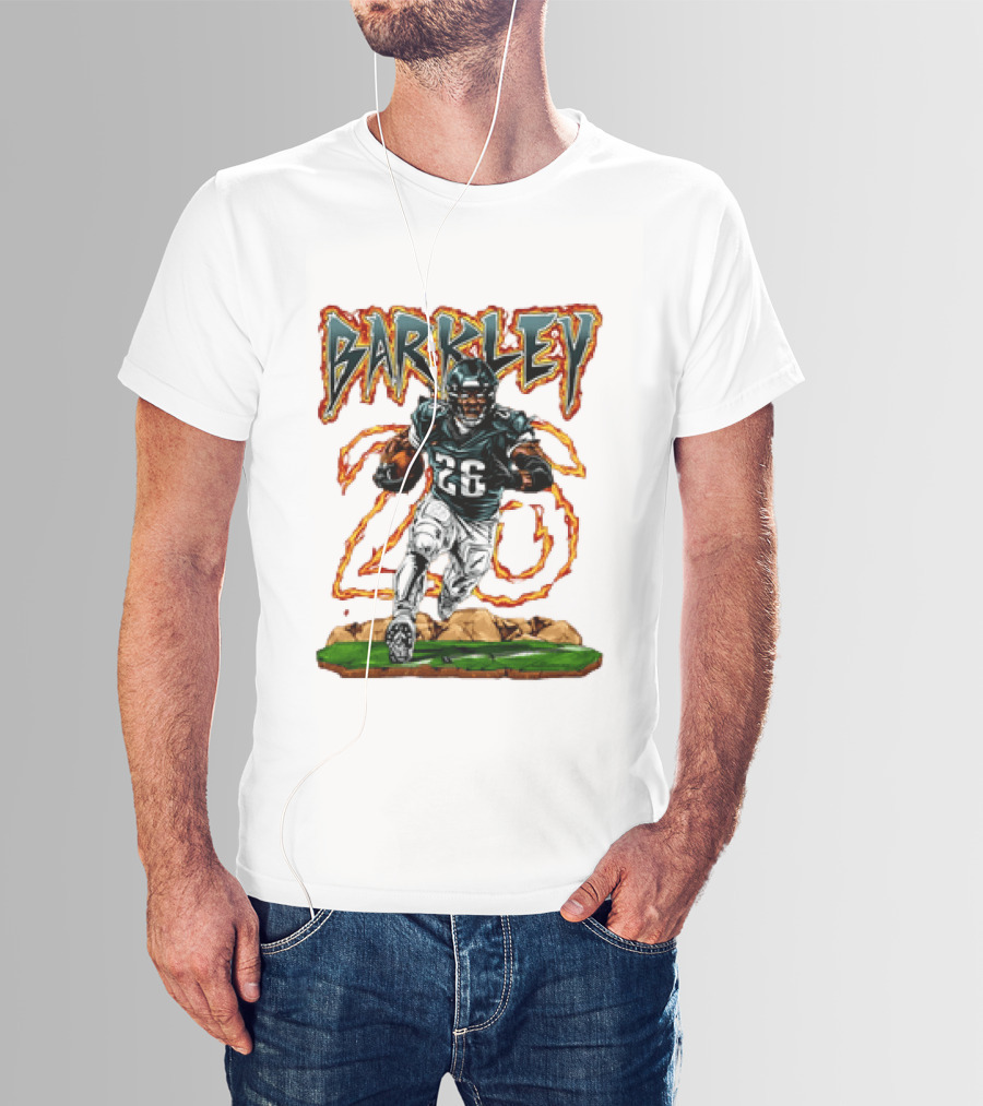 Barkley 26 Philadelphia Football Running Back T-Shirt