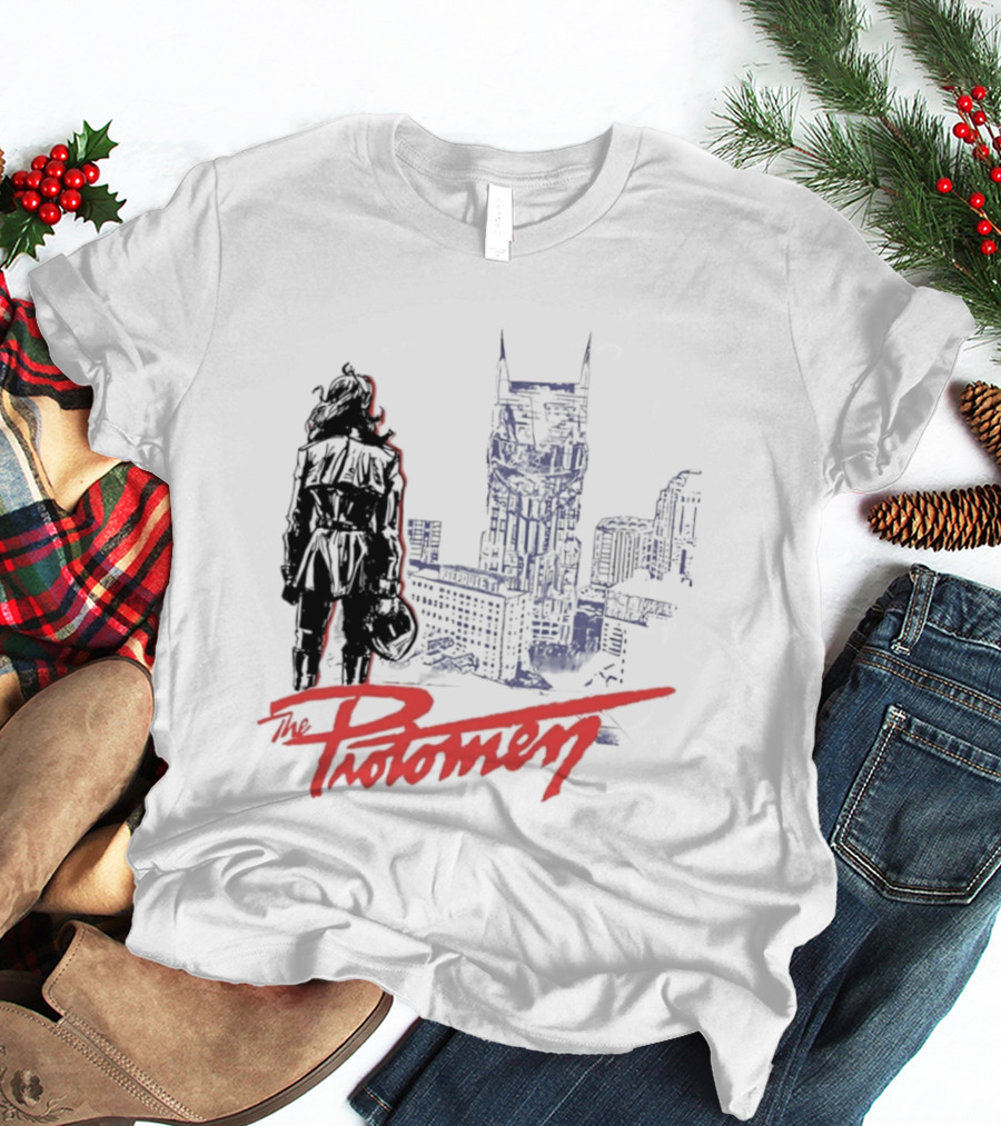 The Protomen Nashville Skyline Synthwave Rock Opera T-Shirt