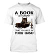 A Book Is A Dream That You Hold In Your Hand Owl Reading Book T-Shirt