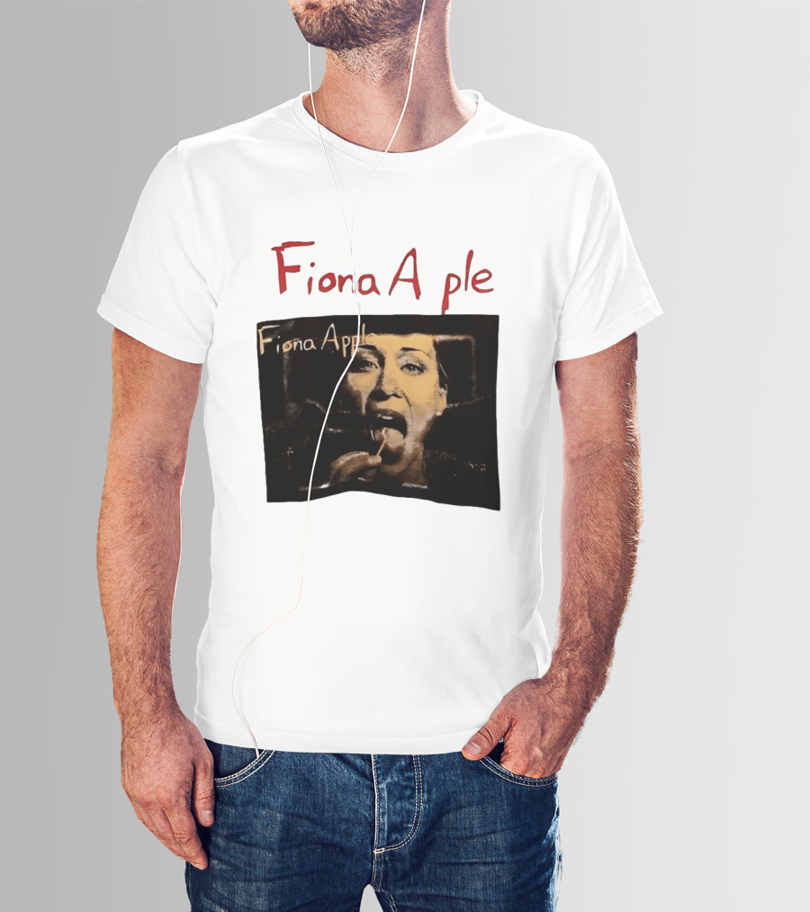 Fiona Apple Tour White Eating T-Shirt