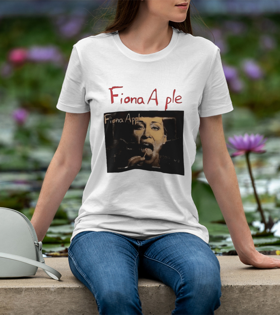 Fiona Apple Tour White Eating T-Shirt