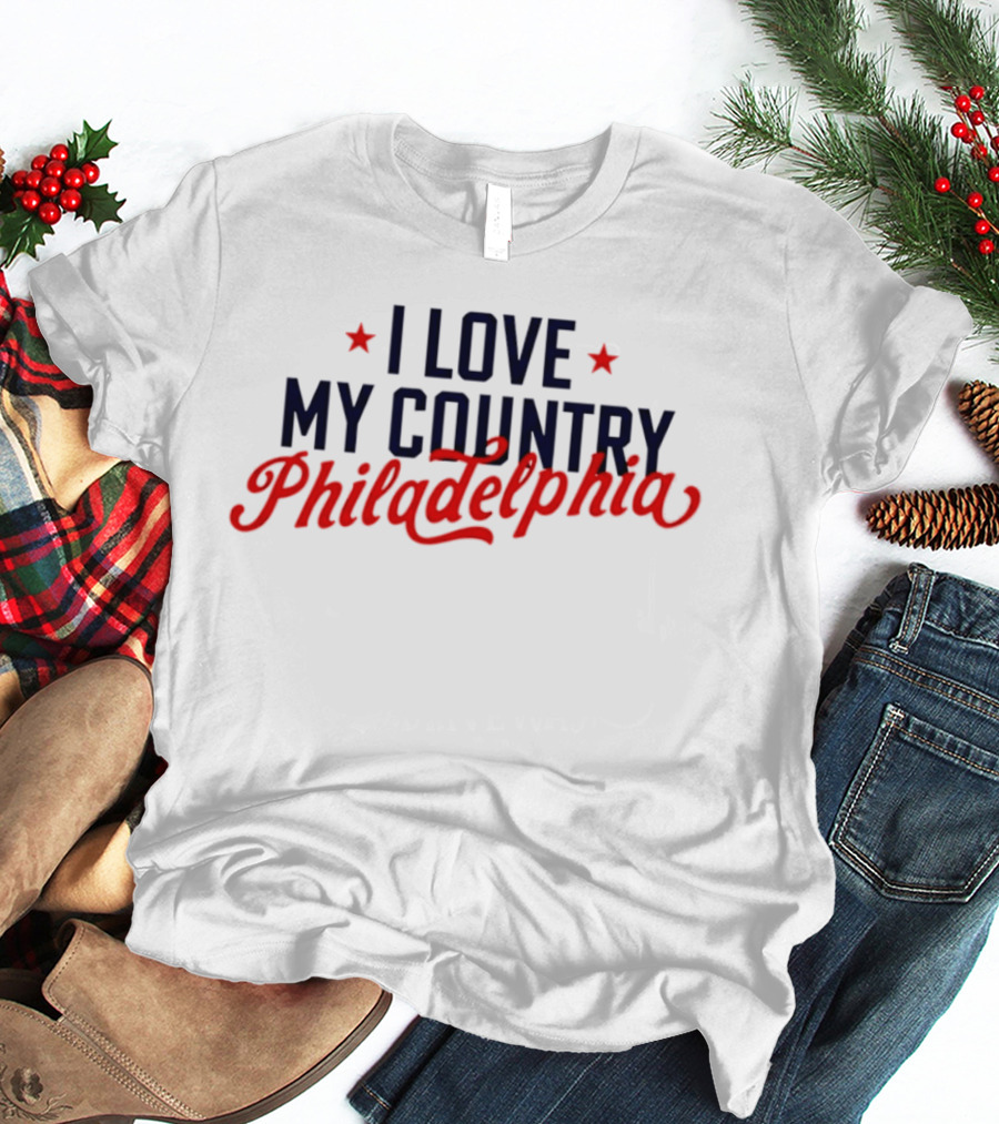 I Love My Country Philadelphia Stars T-Shirt