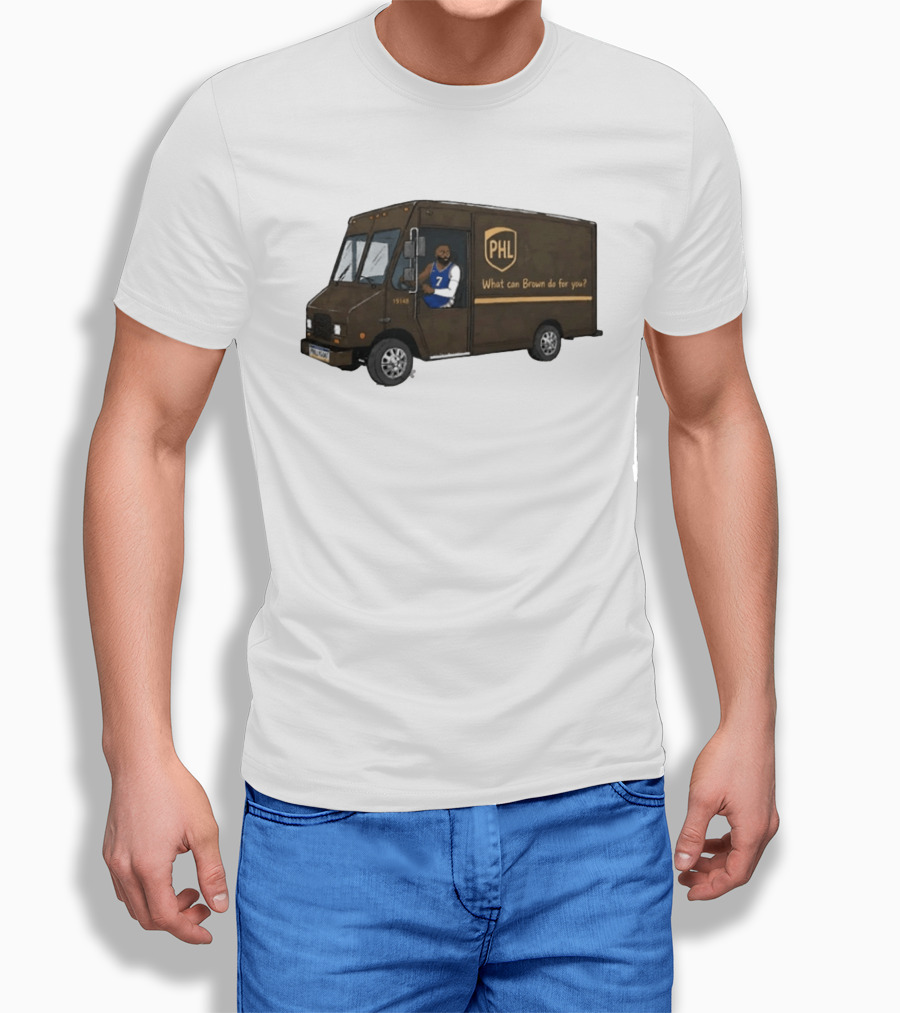 James Harden Philadelphia 76ers PHL Truck What Can Brown Do For You T-Shirt