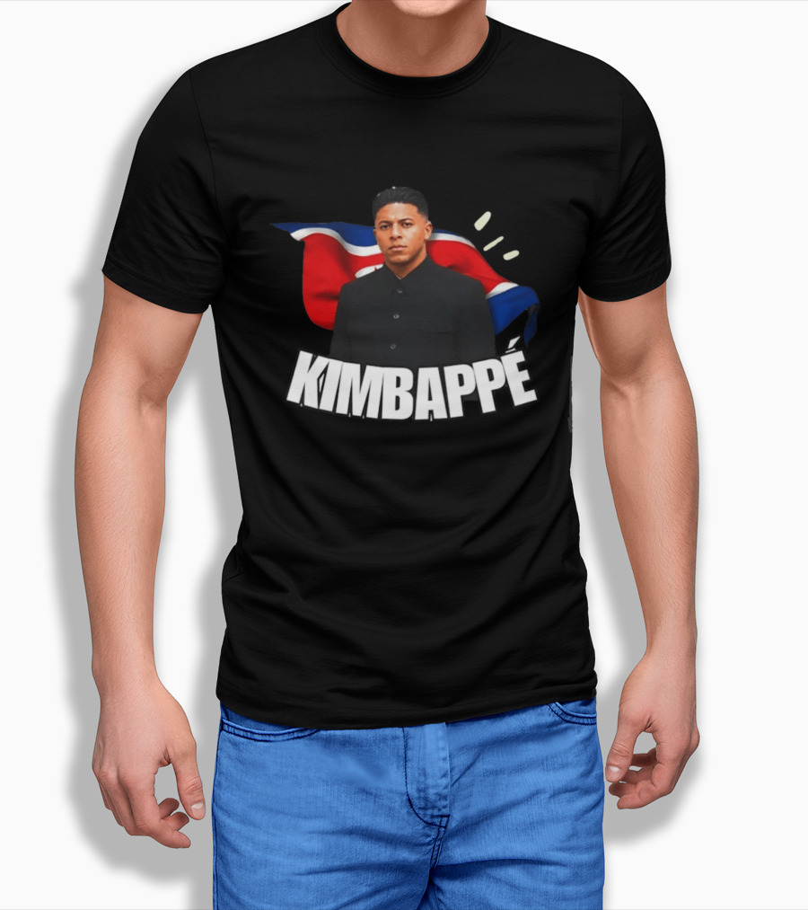 Kimbappe North Korea Mashup Flag T-Shirt